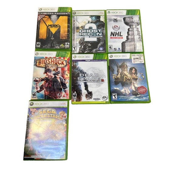 XBOX 360 and Xbox 360 Live Games Lot Bundle of 7 - Picture 1 of 10